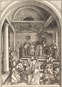 Cristo tra i dottori da Albrecht Dürer