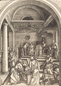 Cristo tra i dottori da Albrecht Dürer