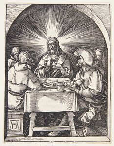 Cristo a Emmaus da Albrecht Dürer