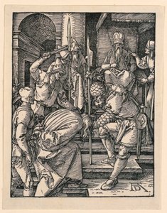 Cristo davanti ad Anna, dalla serie La Piccola Passione da Albrecht Dürer