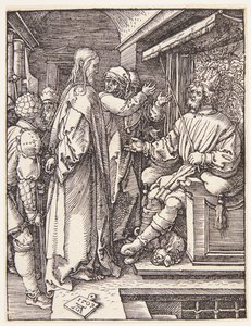 Cristo davanti a Erode da Albrecht Dürer