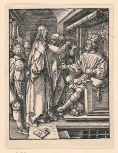 Cristo davanti a Erode, dalla serie La Piccola Passione da Albrecht Dürer
