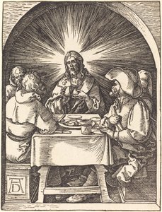 Cristo a Emmaus da Albrecht Dürer