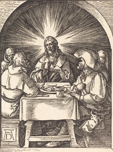 Cristo a Emmaus da Albrecht Dürer