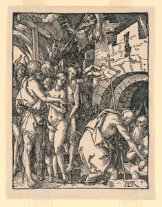 Cristo nel limbo (Discesa agli inferi), dalla serie La Piccola Passione da Albrecht Dürer