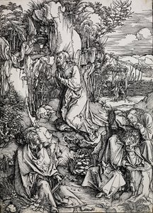 Cristo sul Monte degli Ulivi, 1496-1511 da Albrecht Dürer
