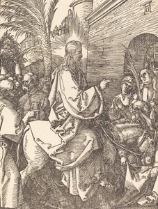 Ingresso di Cristo a Gerusalemme, probabilmente c. 1509-1510 da Albrecht Dürer