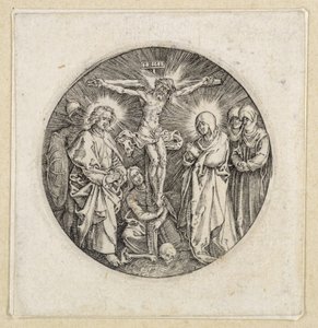 Cristo sulla croce tra Giovanni e Maria; detto il pomo della spada di Massimiliano da Albrecht Dürer