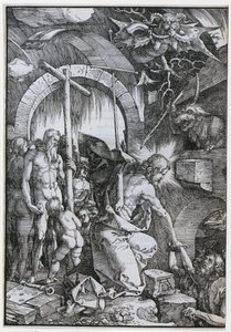 Cristo nel limbo, foglio 11 della serie "La Grande Passione" da Albrecht Dürer