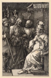 Cristo davanti a Caifa (Passione incisa) da Albrecht Dürer