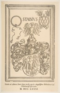 Stemma di Johan Stabius da Albrecht Dürer