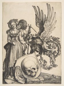 Stemma con un teschio da Albrecht Dürer