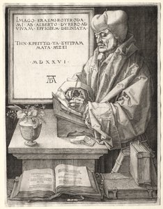 Desiderio Erasmo da Rotterdam, 1526 da Albrecht Dürer