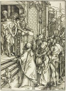 Ecce Homo - La presentazione di Cristo, dalla Grande Passione da Albrecht Dürer