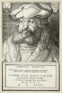Elettore Federico il Saggio di Sassonia da Albrecht Dürer
