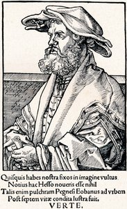Eobanus Hesse, 1527, 1906 da Albrecht Dürer