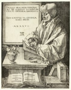 Erasmo da Rotterdam da Albrecht Dürer