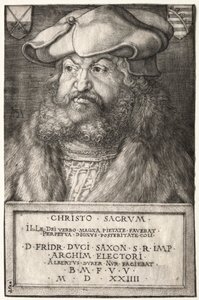 Federico il Saggio, Elettore di Sassonia da Albrecht Dürer