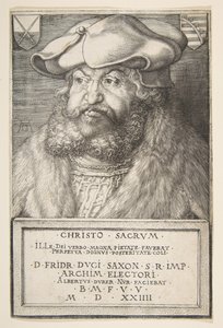 Federico il Saggio, Elettore di Sassonia, 1524 da Albrecht Dürer