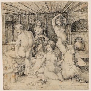 Tedesco: Bagno femminile Frauenbad da Albrecht Dürer