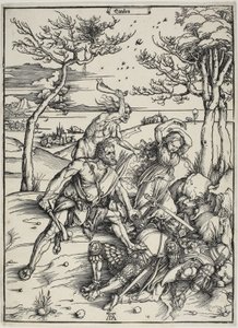 Ercole che conquista i gemelli Molionide da Albrecht Dürer