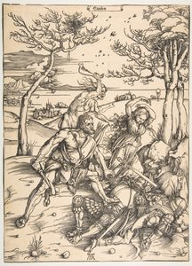 Ercole che conquista i gemelli Molionide da Albrecht Dürer