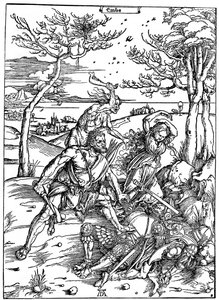 Ercole uccide i Molionidi, c1496-1498, 1936 da Albrecht Dürer