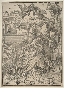 Sacra Famiglia con le tre lepri da Albrecht Dürer