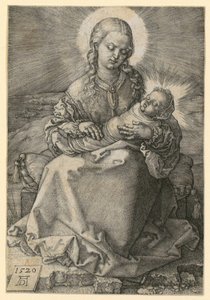 Vergine con il Bambino fasciato da Albrecht Dürer