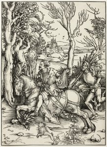 Cavaliere e lanzichenecco da Albrecht Dürer