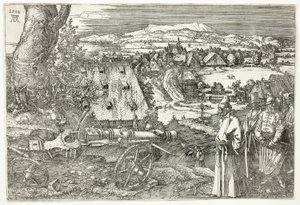 Paesaggio con Cannone (Il Grande Cannone) da Albrecht Dürer