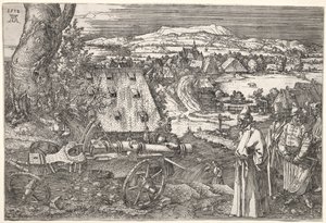 Paesaggio con il cannone, 1518 da Albrecht Dürer