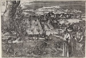 Paesaggio con cannone (Il grande cannone; Il cannone) da Albrecht Dürer