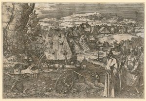 Paesaggio con cannone da Albrecht Dürer