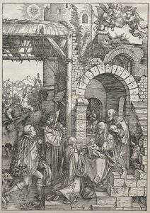 Vita della Vergine: Adorazione dei Magi, 1504-1505 da Albrecht Dürer