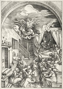 Vita della Vergine: Natività della Vergine da Albrecht Dürer