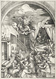 Vita della Vergine: Natività della Vergine da Albrecht Dürer