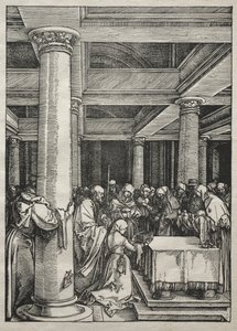 Vita della Vergine: Presentazione di Gesù al Tempio, 1504-1505 da Albrecht Dürer