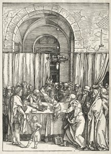 Vita della Vergine: Rifiuto del sacrificio di Gioacchino, 1504-1505 da Albrecht Dürer