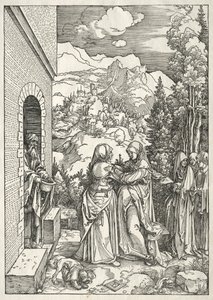 Vita della Vergine: La Visitazione, 1504-1505 da Albrecht Dürer