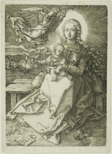 Madonna incoronata da un angelo da Albrecht Dürer