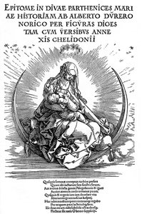 Madonna come Madre Nutrice e Essere Divino, 1511 da Albrecht Dürer