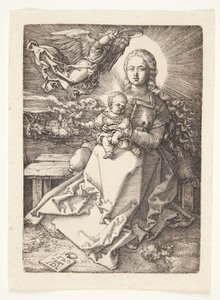 Madonna incoronata da un angelo da Albrecht Dürer