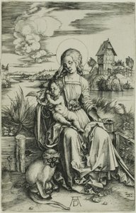 Madonna con la scimmia da Albrecht Dürer