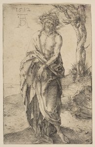 Uomo dei dolori con mani legate, 1512 da Albrecht Dürer