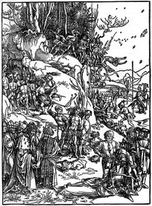 Martirio dei diecimila cristiani sul Monte Ararat, 1495-1497, 1936 da Albrecht Dürer