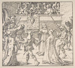 Danza in Maschera con Fiaccole da Albrecht Dürer