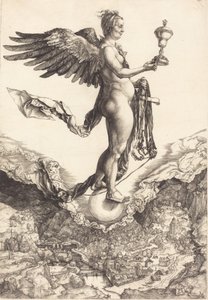 Nemesi La Grande Fortuna, c. 1501-1502 da Albrecht Dürer