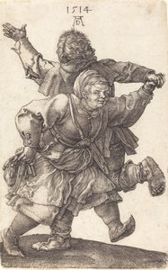 Coppia di contadini che balla da Albrecht Dürer