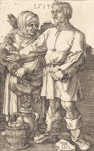 Coppia di contadini al mercato, 1519